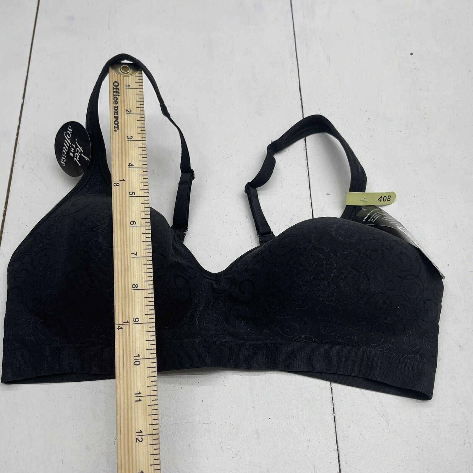 Bali Comfort Revolution Black Wire Free Bra Women's Size 40B New - beyond  exchange