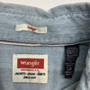 Vintage Wrangler Indigo Denim Long Sleeve Button Up Mens Size Large