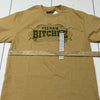 Spencer’s Brown Short Sleeve Graphic T-Shirt Adult Size M NEW Yeehaw Bitches Fun