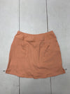 Moteepi Womens Orange Athletic Skort Size Medium