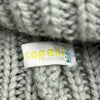 Capelli New York Gray Knit Cuffed Beanie W/ Pink/Gray Pom Pom Girls Size M/L