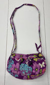 Vera Bradley Purple Floral ￼Quilted Small Crossbody Bag