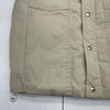 Vintage Frostline Kit Beige Zip Up Vest Mens Small