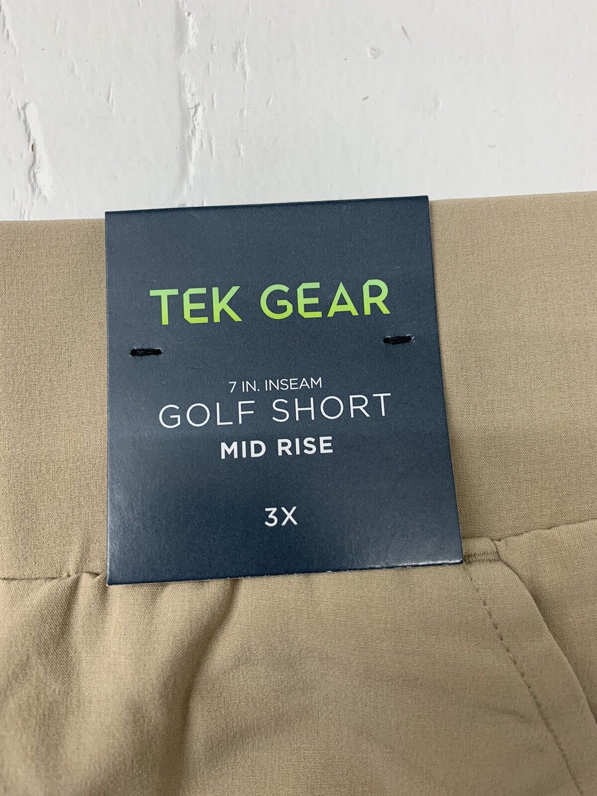 Tek Gear Womens Tan Golf Mid Rise Shorts Size 3X - beyond exchange