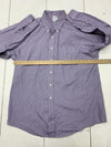 Brooks Brothers Purple Check Print Long Sleeve Button Up Size 17.5/35 XXL