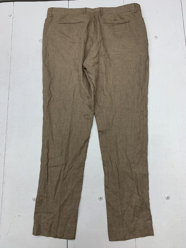 Feraud Mens Brown Dress Pants 36/32 - beyond exchange