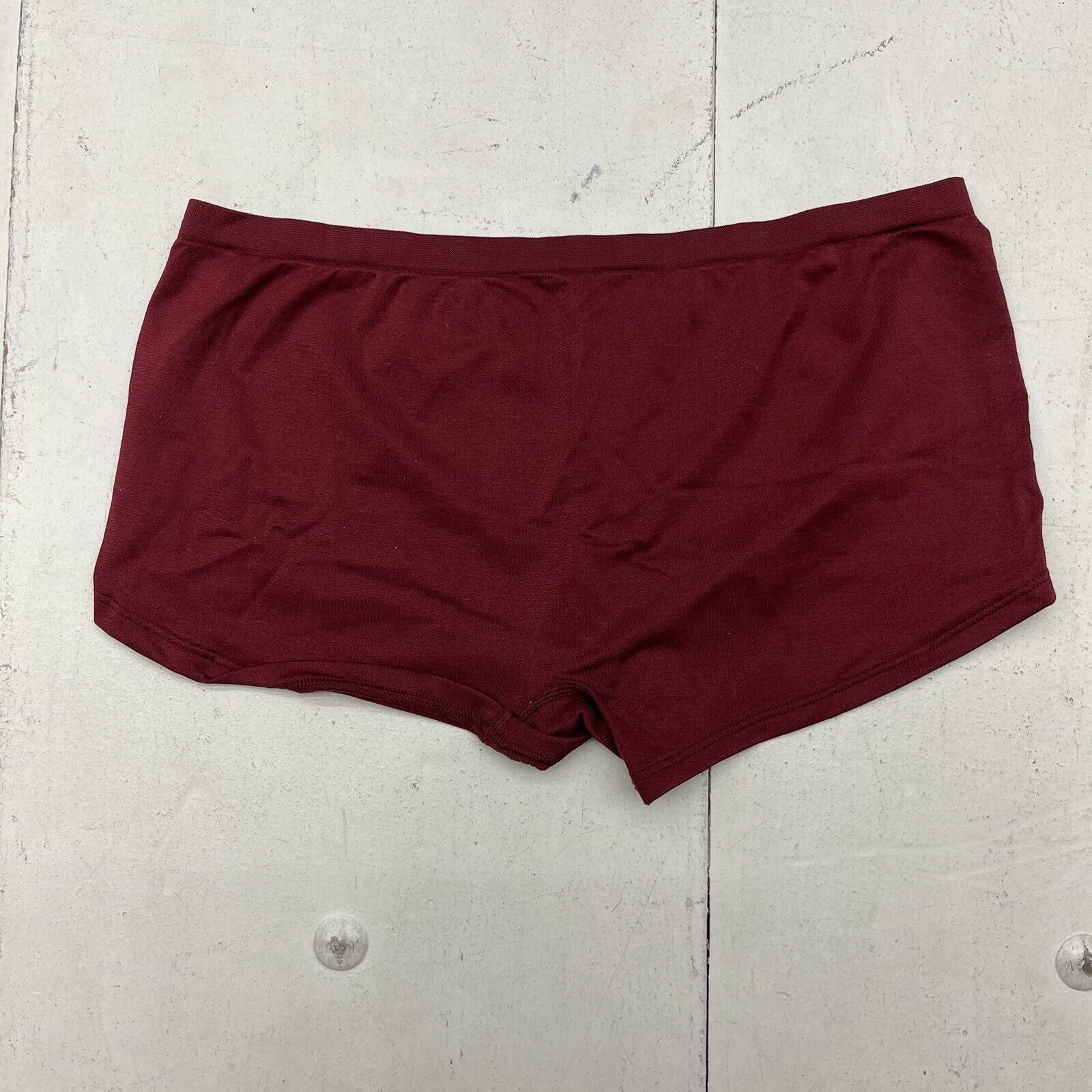 Auden Burgundy Seamless Boyshort Underwear Women's Size Medium NEW - beyond  exchange