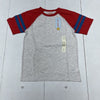 Cat &amp; Jack White &amp; Red Short Sleeve T-Shirt Boys Size Medium NEW