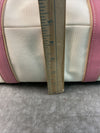 Coach A05Q-5169 Vintage Turn Key Tote Purse Pink Leather And Cream Canvas*
