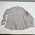 ltenstroms multi color striped mens long sleeve button up size xxl