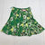 Pura Vida Womens Green Flora Skirt Size 12
