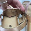 Andrea Pink Rose Gold Platform Sandals Women’s Size 7
