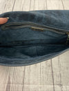 Hayden Harnett Smoke Gray Yellow Flap Shoulder Bag Purse Clutch NWT