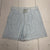 Bielo Blue High Rise Pleated Front Paper Bag Shorts Mens Size 34
