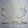 Seventh Avenue White Horse Button Front Sweater Women’s Size Large