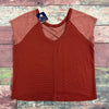 Champion Arkansas Razorbacks NCAA Short Sleeve T-Shirt Red Women Size M NEW *
