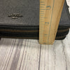 NWT Coach F23334 Double Zip Travel Organizer In Black Crossgrain Leather
