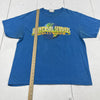 Vintage Universal Studios Hollywood Blue Short Sleeve Graphic T Shirt Mens XL