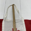 Vintage Red White Canada Barrel Lightweight Nylon Duffle Bag