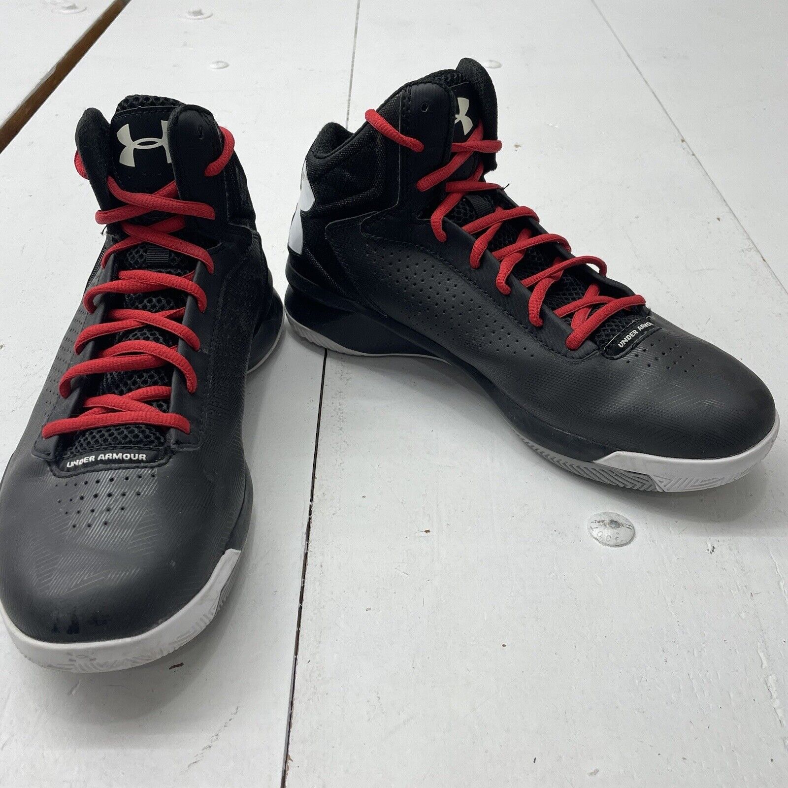 Under Armour Black Micro G Torch Basketball Shoes 1259034-001 Womens Size 10
