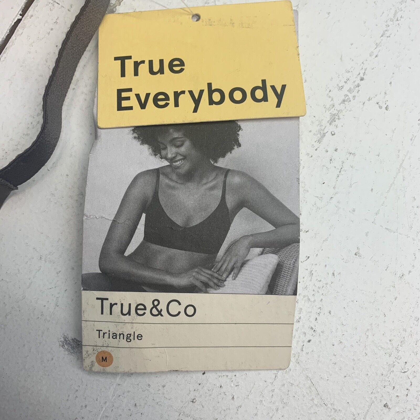 True & Co womens Grey wire free bra size Medium - beyond exchange