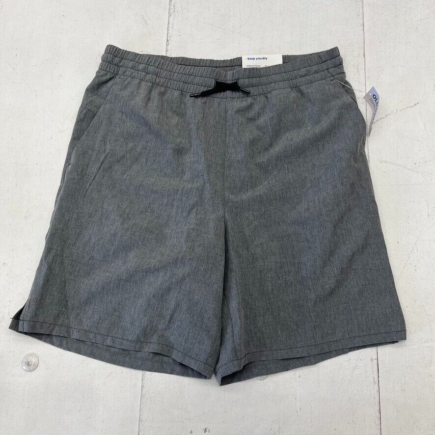 Old Navy Gray Quick Dry Stretch-Tech Jogger Shorts Boys Size XL (14-16) NEW