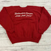 Vintage Red Graphic Eskimo Joe’s Crew Neck Sweatshirt Adult Size XL Fitted Hanes