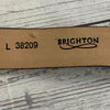 Vintage Brighton Brown Leather Belt Women Size Large 29-33”