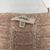 Twenty Ten Light Pink Ultra Soft Chunky Knit Sweater V-Neck Womens Size S/M NEW