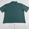 Standard Cloth Angus Popover Polo Shirt Teal Mens Size Large