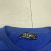 St Croix Blue Contemporary Fit Short Sleeve T Shirt Mens Size Medium