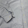 Ralph Lauren Yarmouth Blue White Stripe Button Front Long Sleeve Mens Size 17.5-