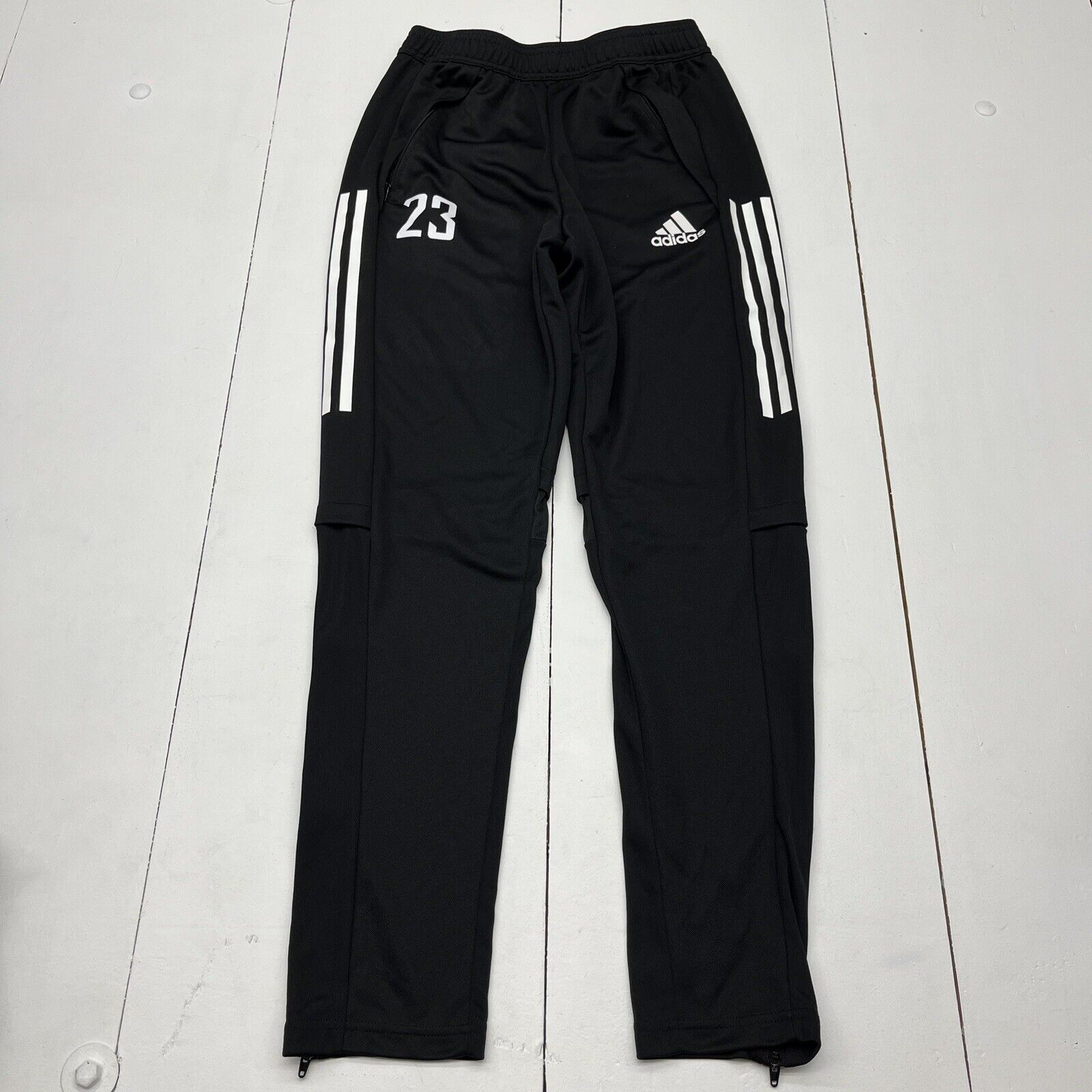 Adidas Climacool Black / White 23 Sweatpants Youth Size Large - exchange