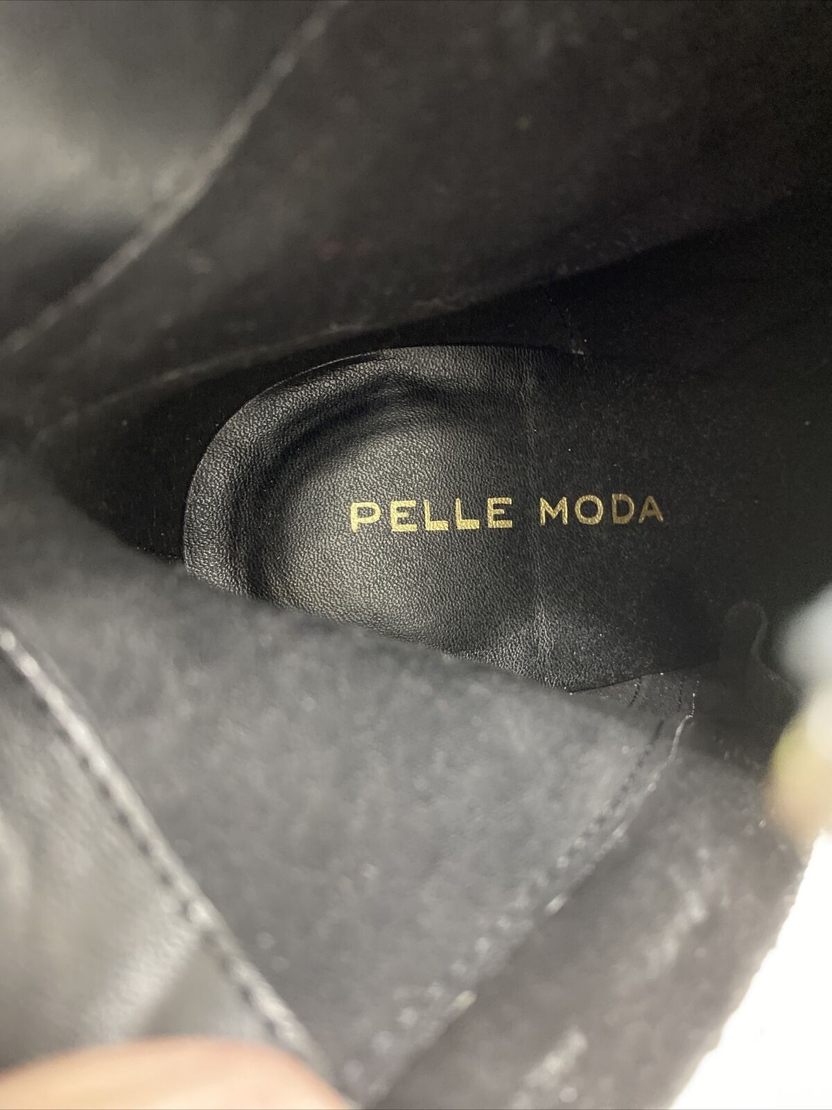 Pelle Moda YESNIA-SU Black Suede Side Boots Women's Siz - beyond exchange