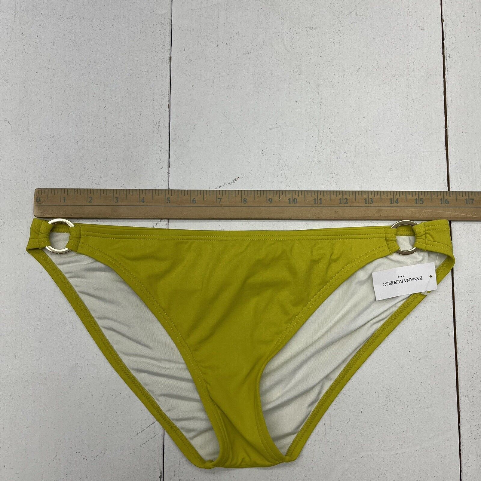 celle At dræbe ineffektiv Banana Republic Yellow Gold Accent Bikini Bottoms Women's Size Medium -  beyond exchange
