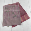 Vagabond Vintage Pink Stitched Reversible Throw Blanket