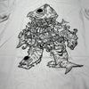 Dumpster Dorks Fish Guts White Short Sleeve T Shirt Mens Size XL