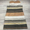 Lafayette 148 Twiggy Sleeveless Multi Striped Shift Dress Women’s Size 14 New