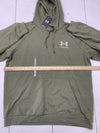 Under Armour Mens Green Loose Fit Pullover Hoodie Size XXL