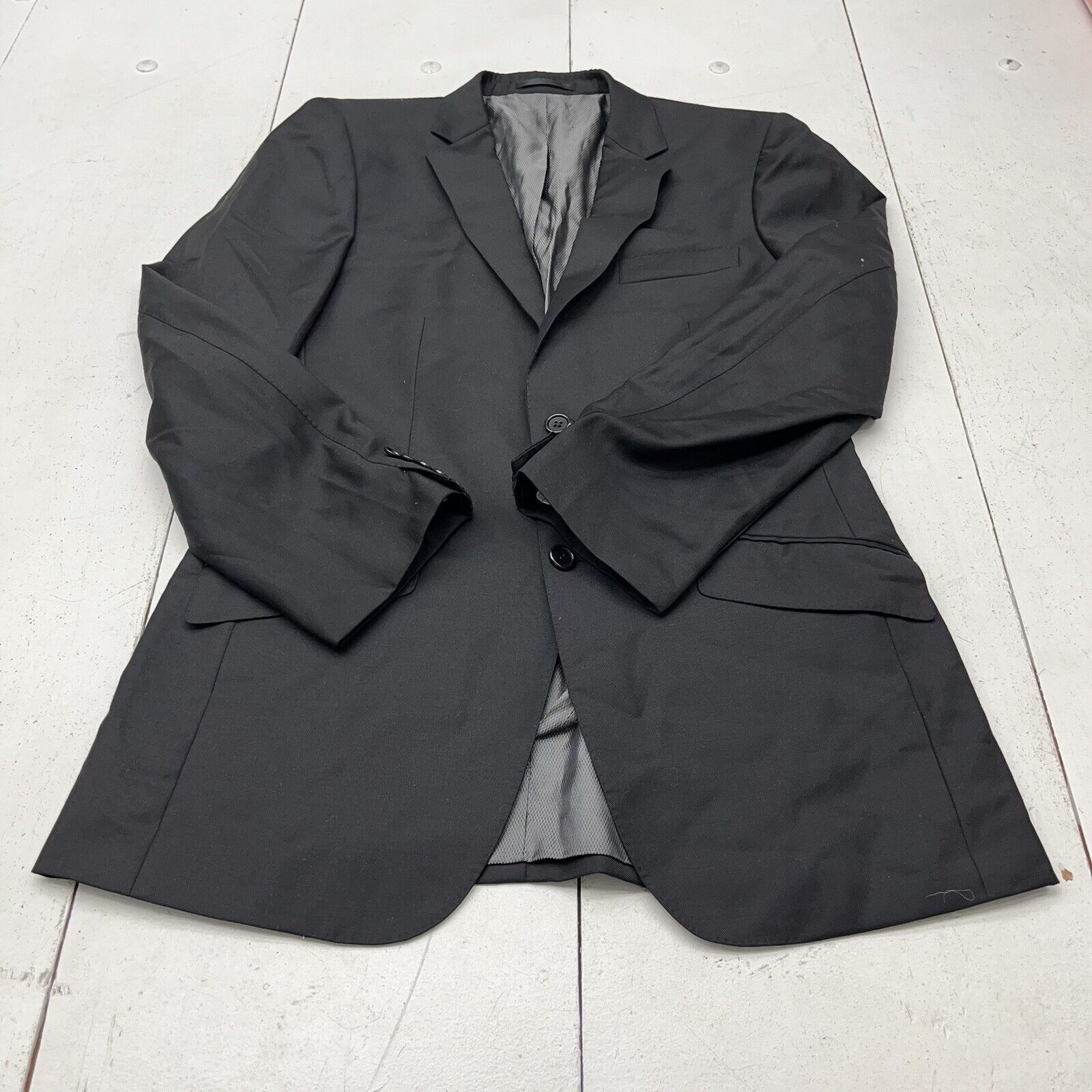 Sebastian Grey Black Suit Jacket Men's Size Large beyond exchange