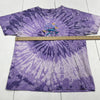 Vintage Hanes Purple Tie Dye Port Arkansas Texas T Shirt Adults Size Large