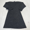 Lundstrom Black Leopard Print Wrap Dress Women’s Size 12 New