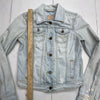 Vintage Abercrombie &amp; Fitch Denim Distressed Jacket Women’s Size Small