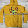 Planet of the Grapes Mens Yellow hoodie size large