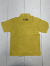 American Boy Mens Yellow Short Sleeve Button Up Shirt Size Medium