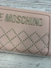 Love Moschino Portafogli Pu Rosa Wallet Coin Purse Pink And Gold New