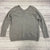 Belstaff Gray Cashmere Long Sleeve V-Neck Sweater Women Size XL NEW
