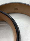 Saddlebags Genuine Lizard Steer Hide Lined Belt Made In USA Size 36