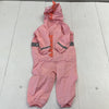Pink Dinosaur Rain Suit Girls Size Small NEW