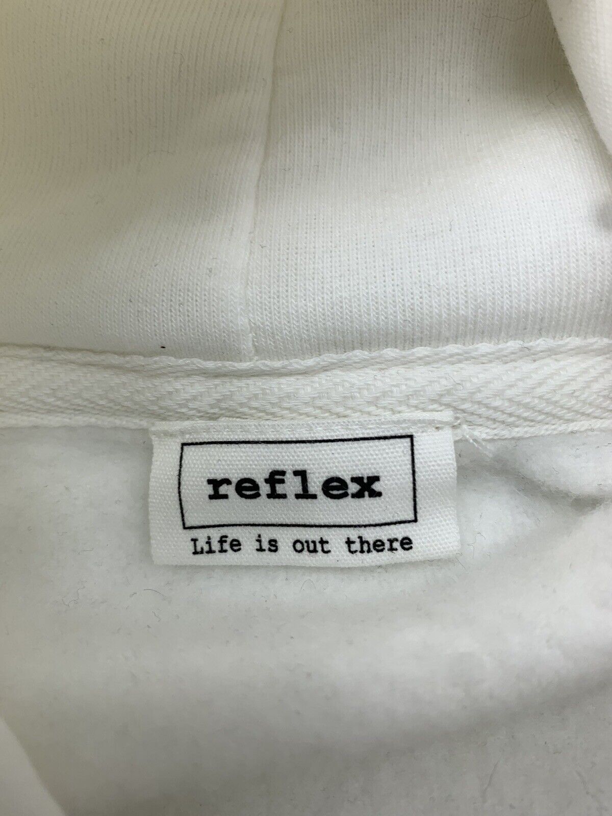 Reflex Womens White Full zip Jacket Size Large - beyond exchange
